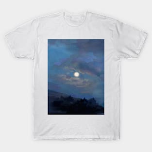 Evening Moonlit Landscape T-Shirt